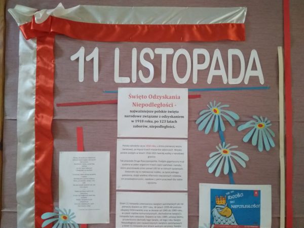 zdjęcie do
													 artykułu Obchody 100 rocznicy Odzyskania Niepodległości w Szkole Podstawowej w Przyłęku