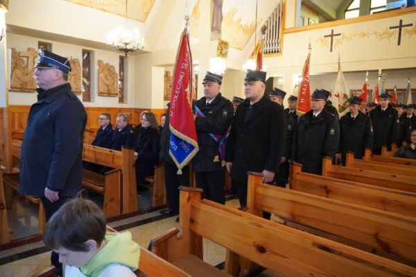 Spotkanie opłatkowe strażaków w Hucinie