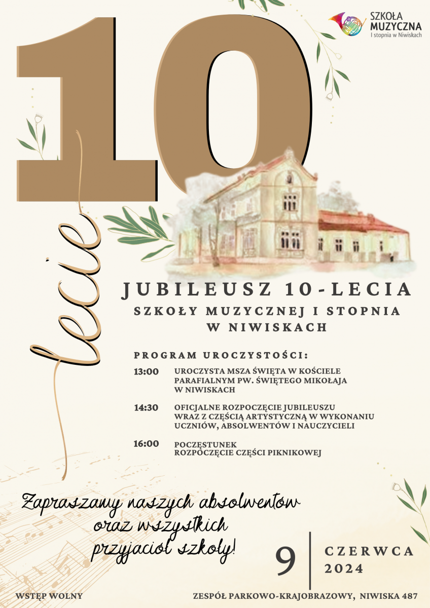 Jubileusz 10-lecia Szkoły Muzycznej