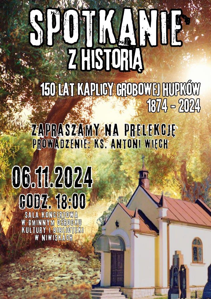 zdjęcie wprowadzające do artykułu: Zaproszenie na prelekcję - 150 lat kaplicy grobowe