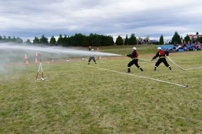 zdjęcie wprowadzające do artykułu: Gminne zawody sportowo-pożarnicze