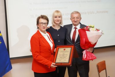 zdjęcie wprowadzające do artykułu: Róża Kozakowska Honorowym Obywatelem Gminy Niwiska