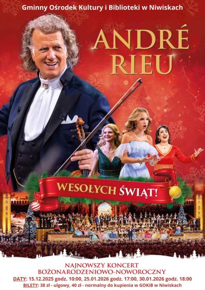 zdjęcie wprowadzające do artykułu: ,,André Rieu. Wesołych Świąt! Najnowszy koncert bo