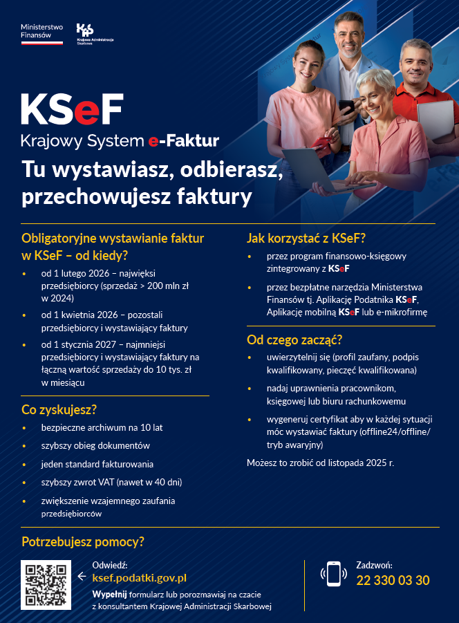 „Środy z KSeF” –  cykl szkoleń