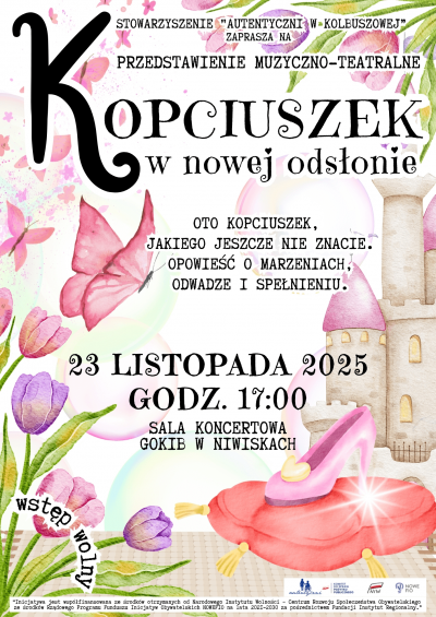 zdjęcie wprowadzające do artykułu: Kopciuszek w nowej odsłonie w GOKiB w Niwiskach