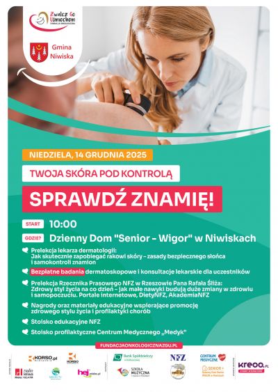 zdjęcie wprowadzające do artykułu: Bezpłatne badania profilaktyczne - Twoja skóra pod