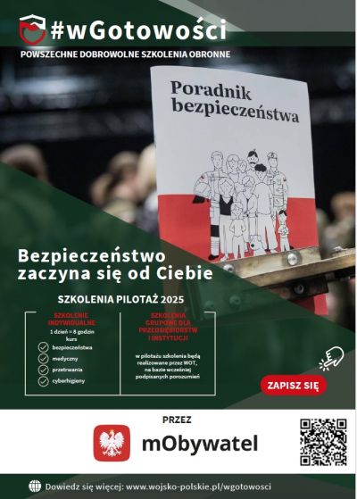 zdjęcie wprowadzające do artykułu: POWSZECHNE DOBROWOLNE SZKOLENIA OBRONNE