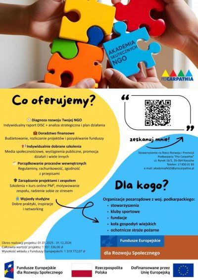 zdjęcie wprowadzające do artykułu: Akademia Skutecznych NGO - Działasz w organizacji 