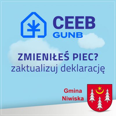 zdjęcie do
													 artykułu Zmieniłeś piec? Masz nowe źródło ogrzewania? Pamiętaj o wypełnieniu deklaracji CEEB!