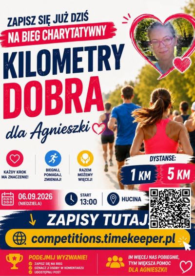 zdjęcie wprowadzające do artykułu: Bieg i piknik charytatywny ,,Kilometry Dobra dla A