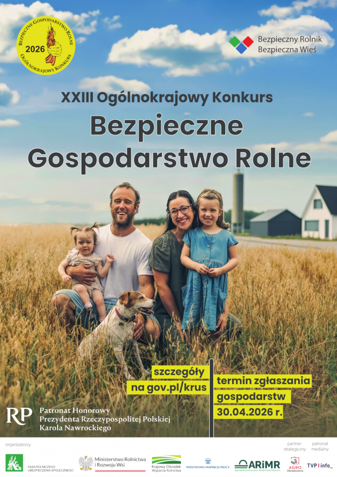 zdjęcie do
												 artykułu Konkurs Bezpieczne Gospodarstwo Rolne