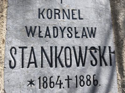Kornel Władysław Stankowski (1864-1886) - tablica grobowa