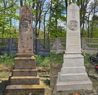 Walenty Gaździcki (1857-1917) i Katarzyna Gaździcka z d. Procek (1854-1929) - rodem z Huciska. W 1898 r. - jako pierwsi ze wsi - razem z czw&oacute;rką dzieci wyemigrowali do USA (Dupont i Avoca w Pensylwanii), ściągając p&oacute;źniej kolejnych mieszkańc&oacute;w. Przed 1916 r. wr&oacute;cili do Huciska.