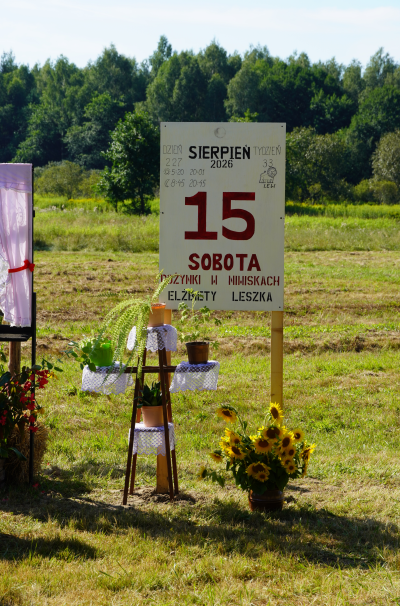 Dekoracje dożynkowe w gminie Niwiska